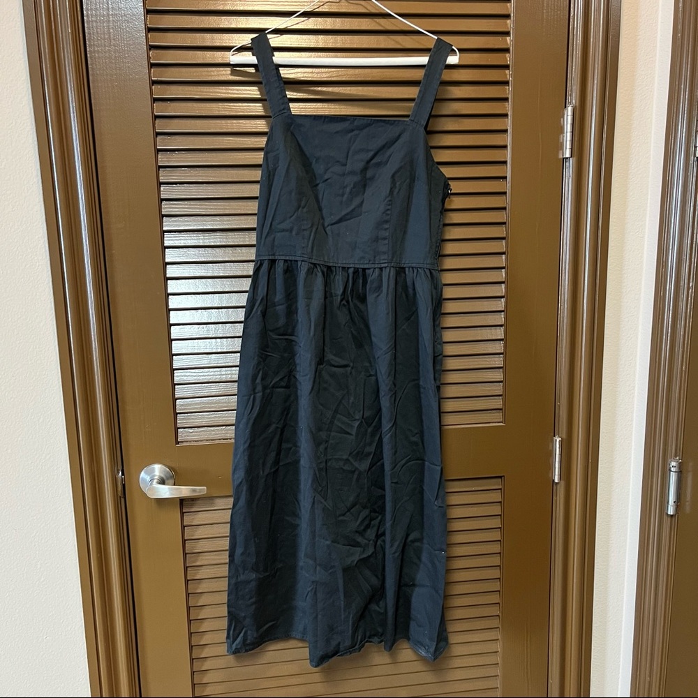 ModCloth Black Midi Sundress